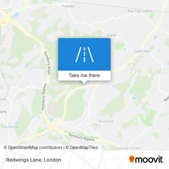 Redwings Lane map