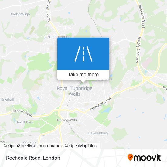Rochdale Road map