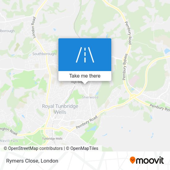 Rymers Close map