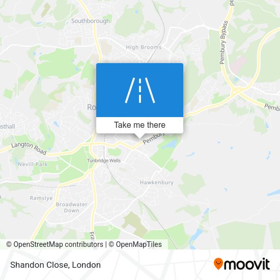 Shandon Close map