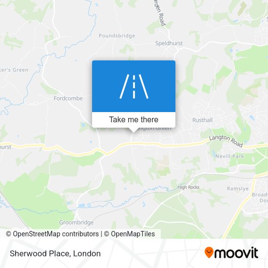 Sherwood Place map