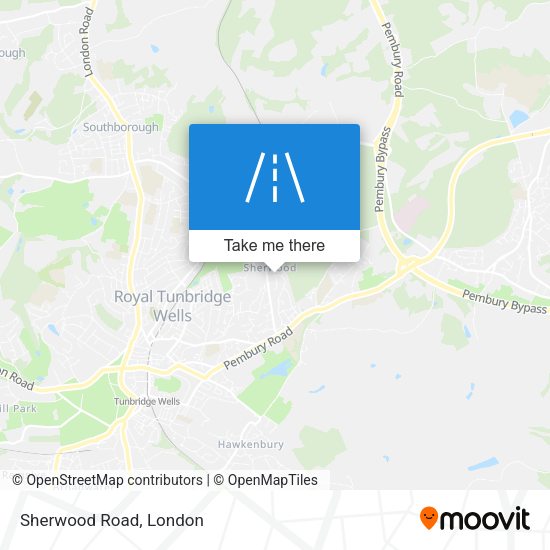 Sherwood Road map