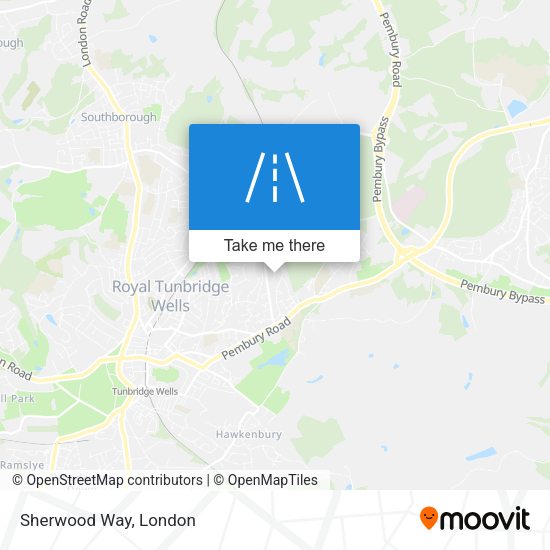 Sherwood Way map
