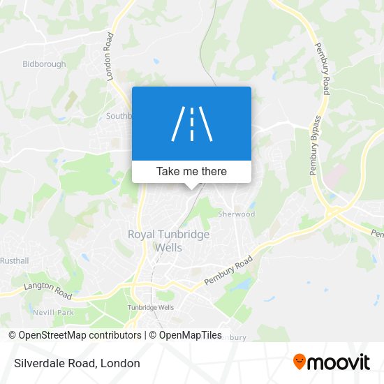Silverdale Road map