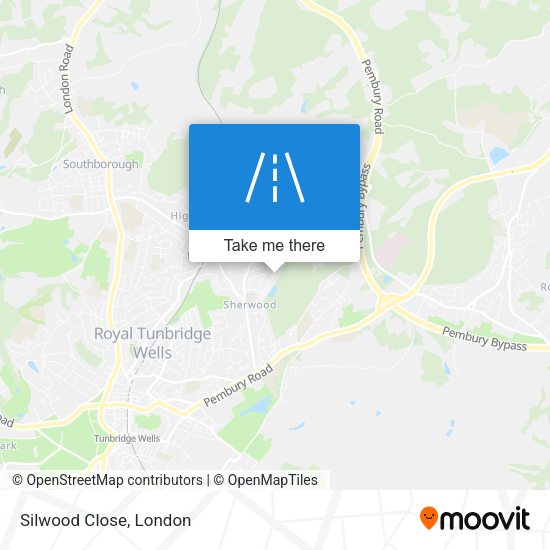 Silwood Close map