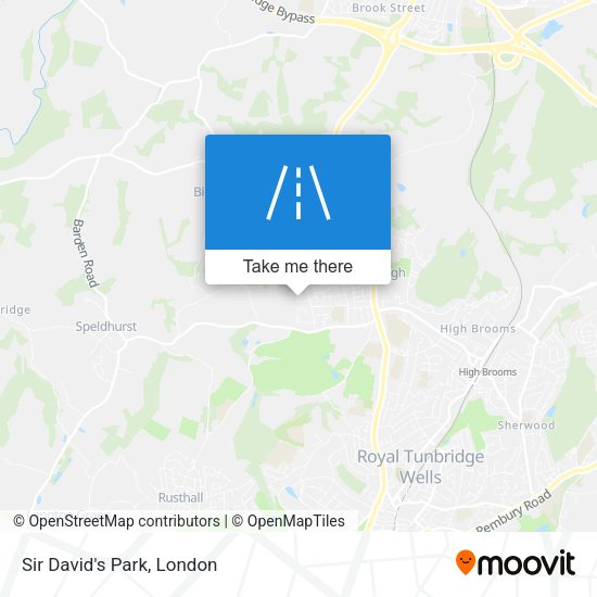 Sir David's Park map