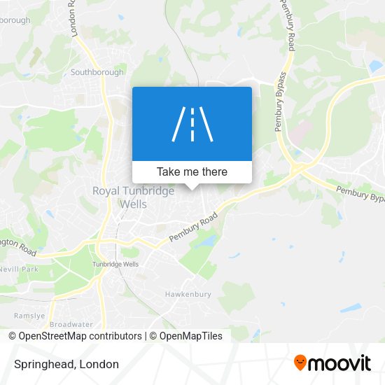 Springhead map