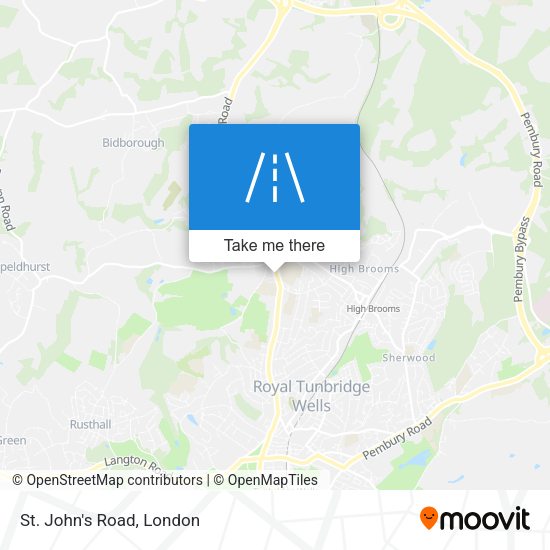 St. John's Road map