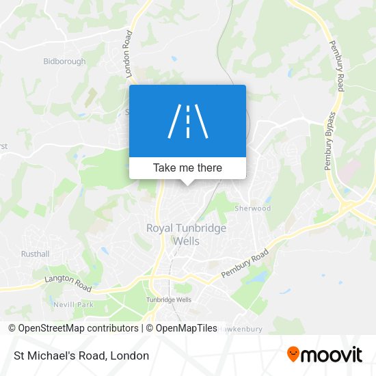 St Michael's Road map