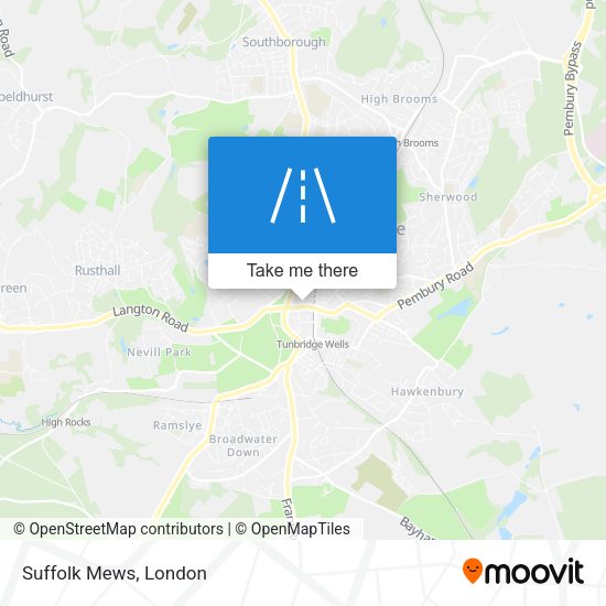 Suffolk Mews map