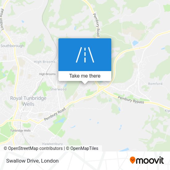 Swallow Drive map