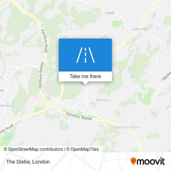 The Glebe map