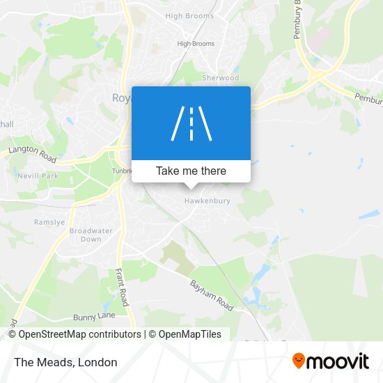 The Meads map