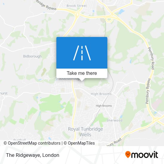 The Ridgewaye map