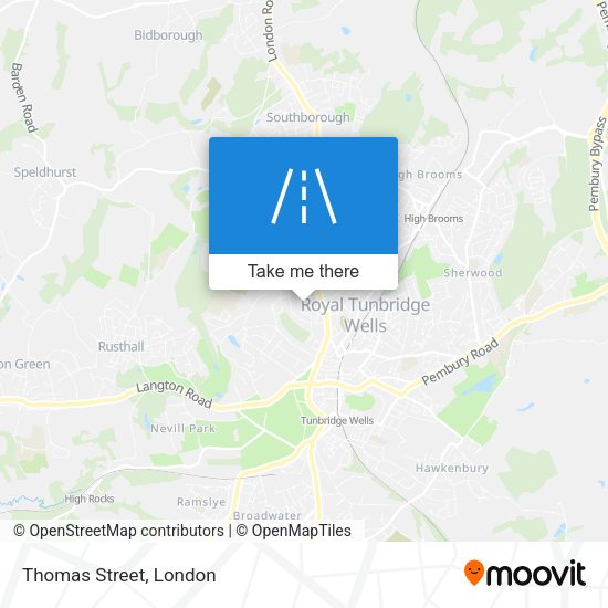 Thomas Street map