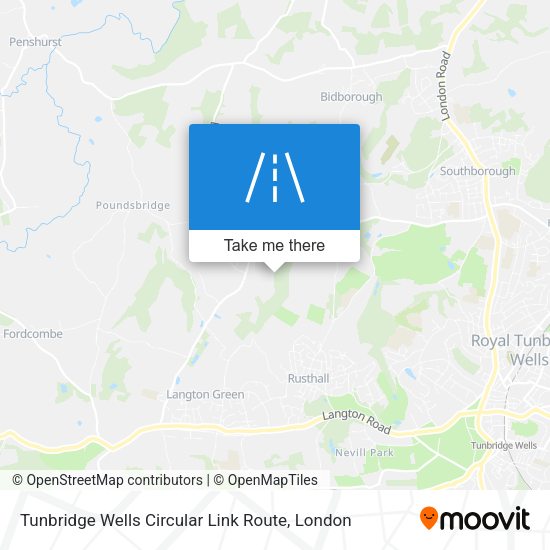 Tunbridge Wells Circular Link Route map