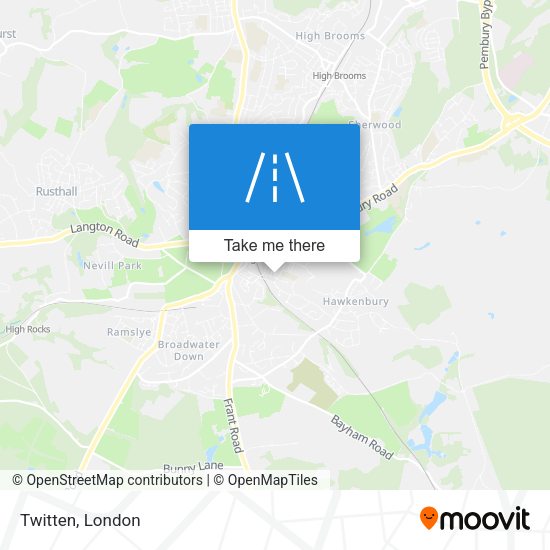 Twitten map