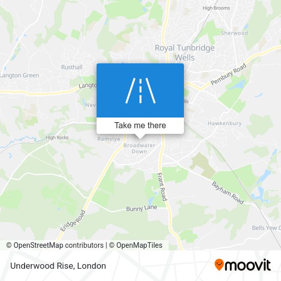 Underwood Rise map