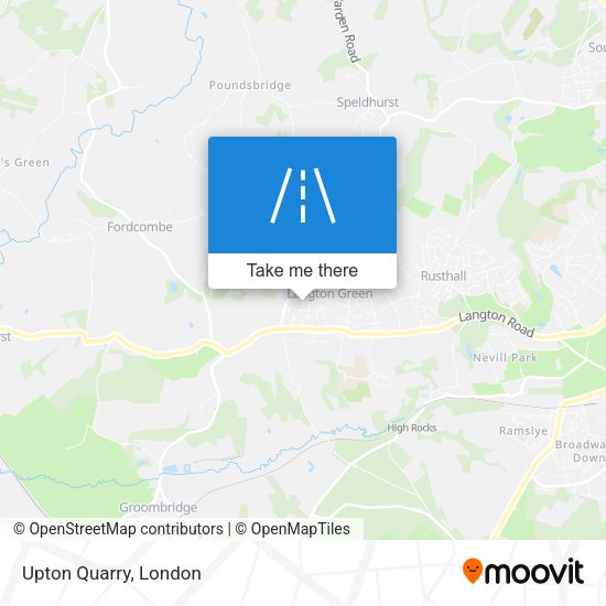Upton Quarry map