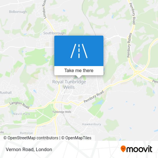 Vernon Road map