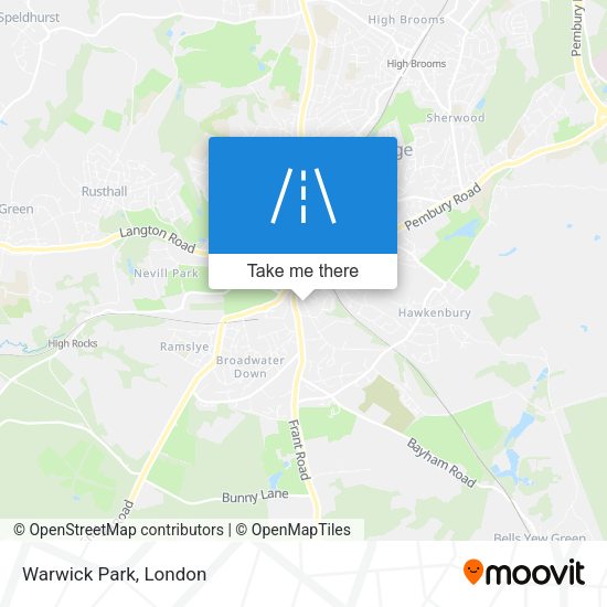 Warwick Park map