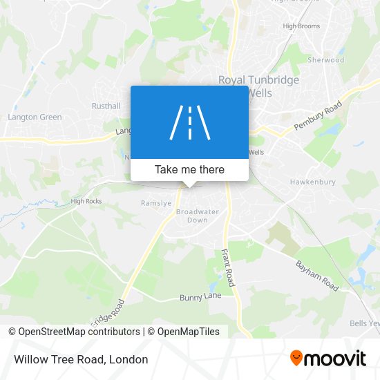 Willow Tree Road map