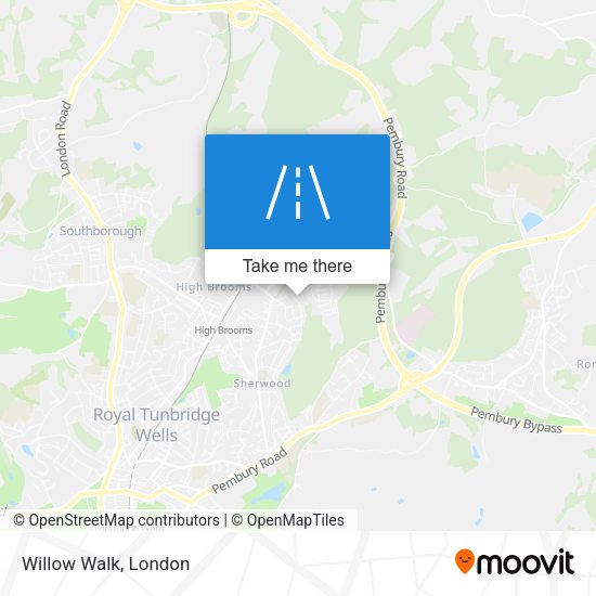 Willow Walk map