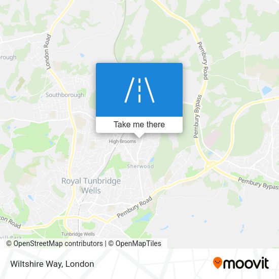 Wiltshire Way map