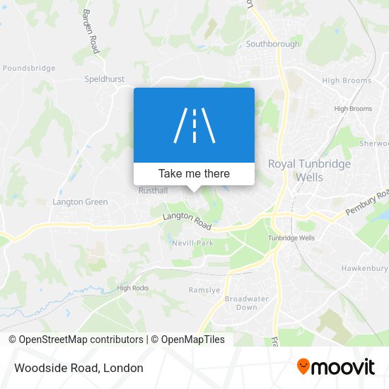 Woodside Road map