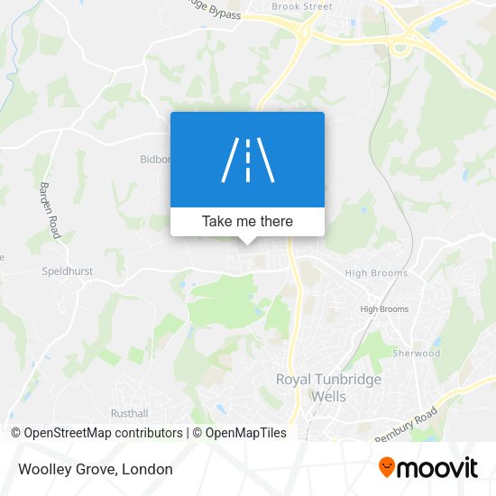 Woolley Grove map