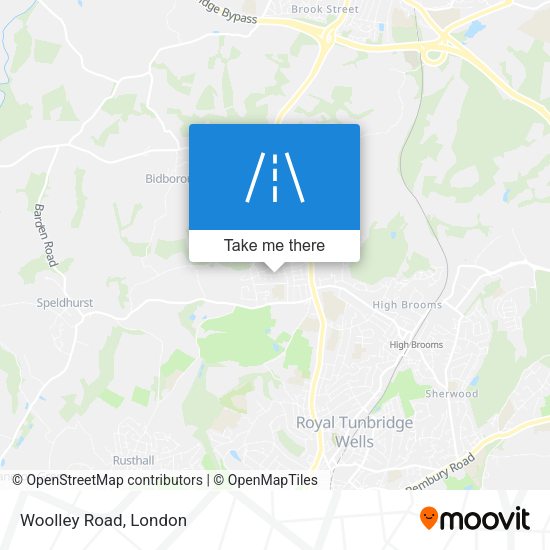 Woolley Road map