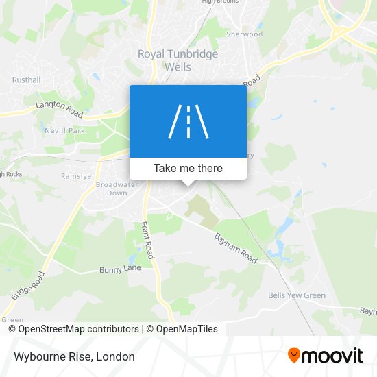 Wybourne Rise map