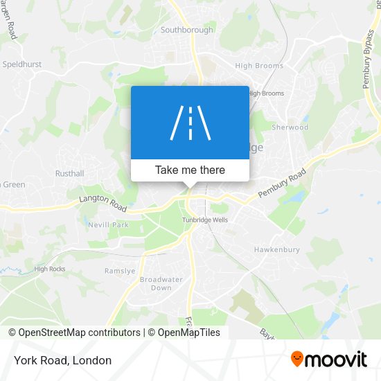 York Road map