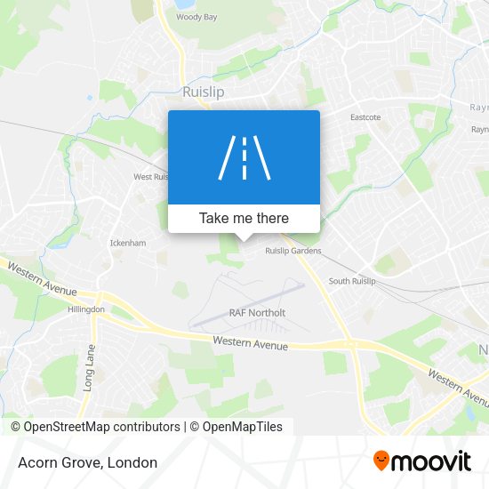 Acorn Grove map