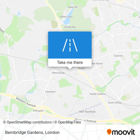 Bembridge Gardens map