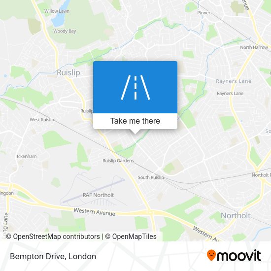 Bempton Drive map