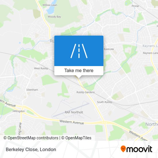 Berkeley Close map