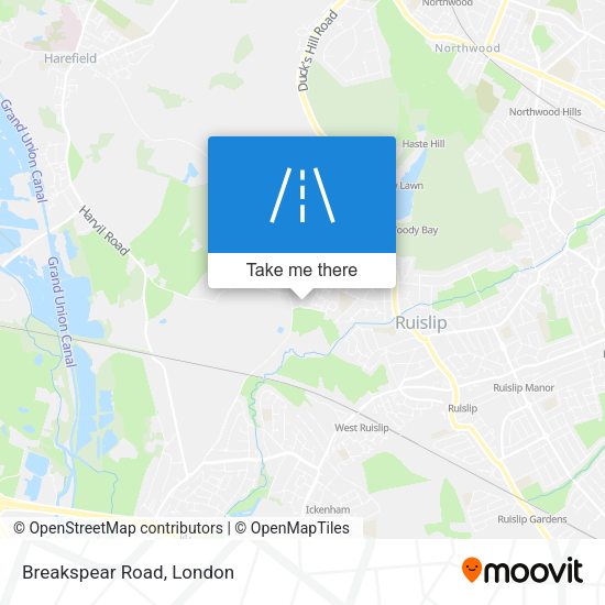 Breakspear Road map
