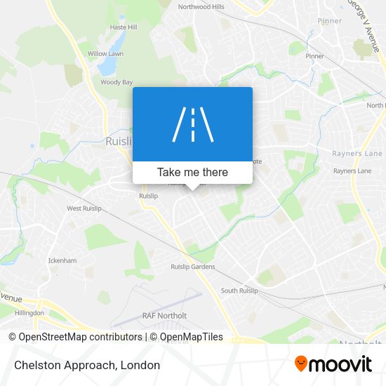 Chelston Approach map