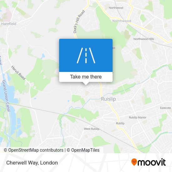 Cherwell Way map