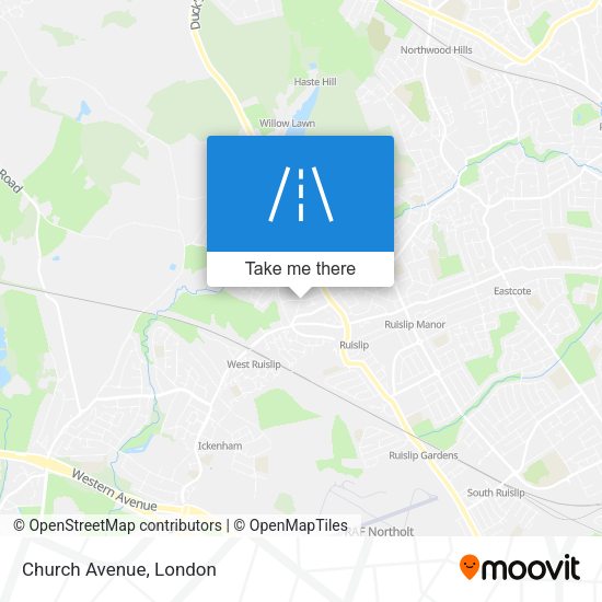 Church Avenue map