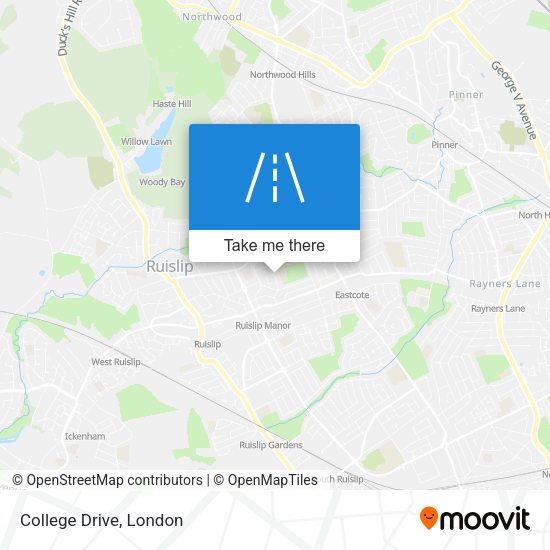 College Drive map