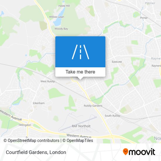 Courtfield Gardens map