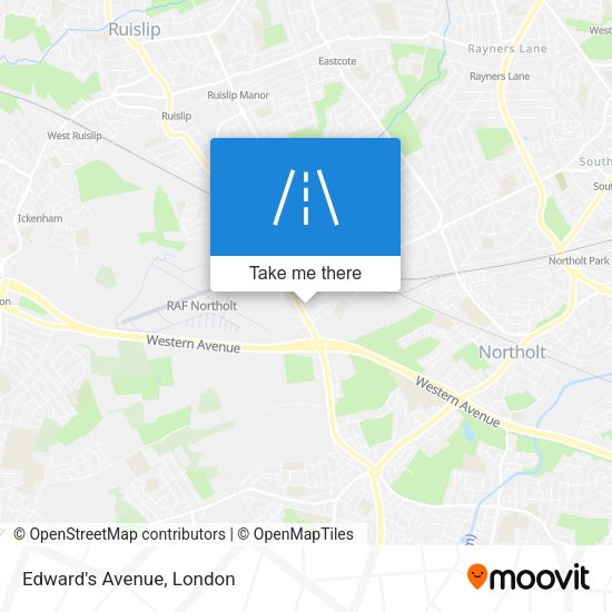 Edward's Avenue map