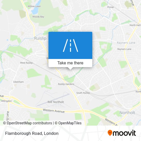 Flamborough Road map