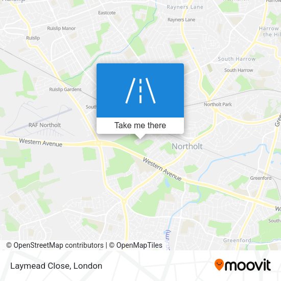 Laymead Close map