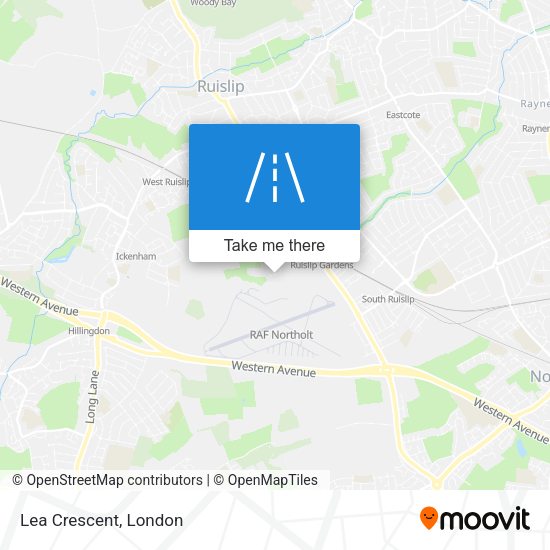 Lea Crescent map