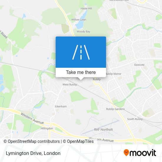 Lymington Drive map