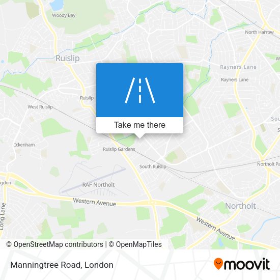 Manningtree Road map