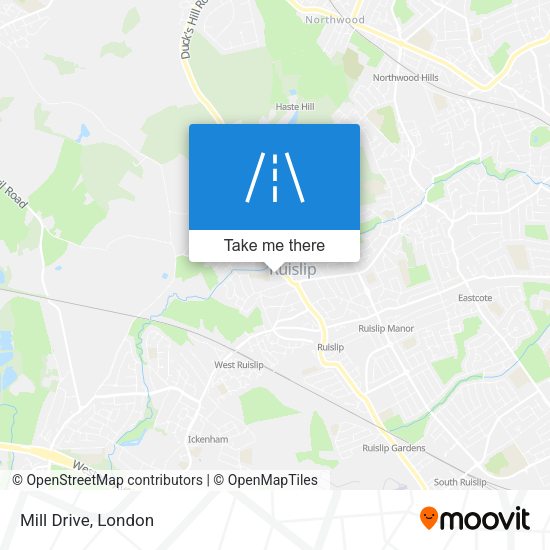 Mill Drive map
